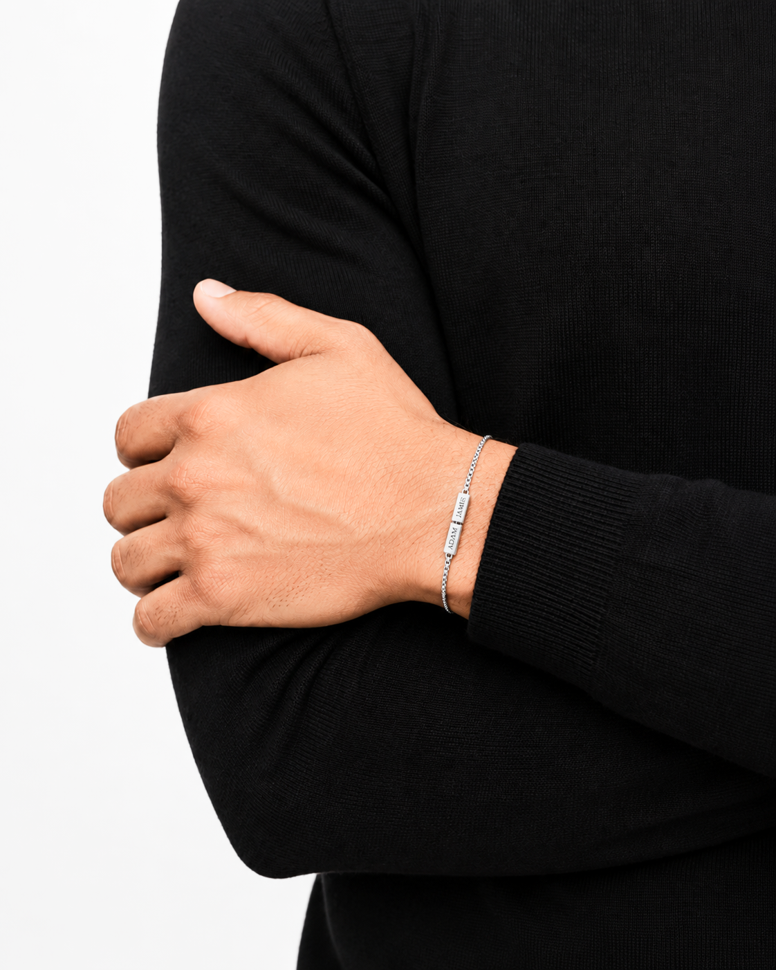 Minimalistic Personalized Dad Bracelet