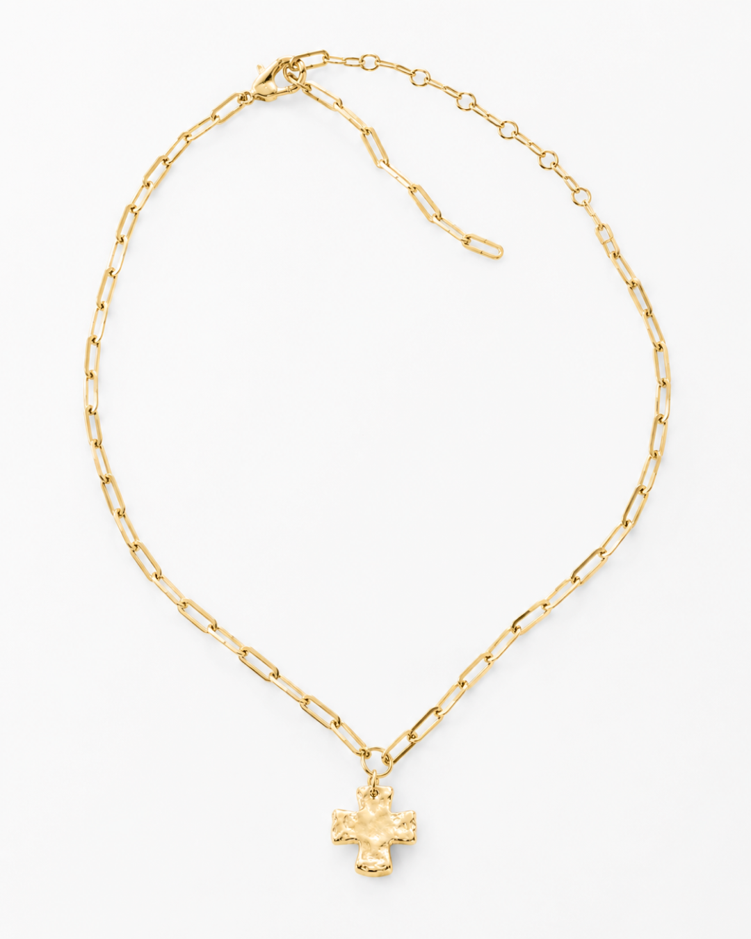 Chunky Cross Chain Necklace
