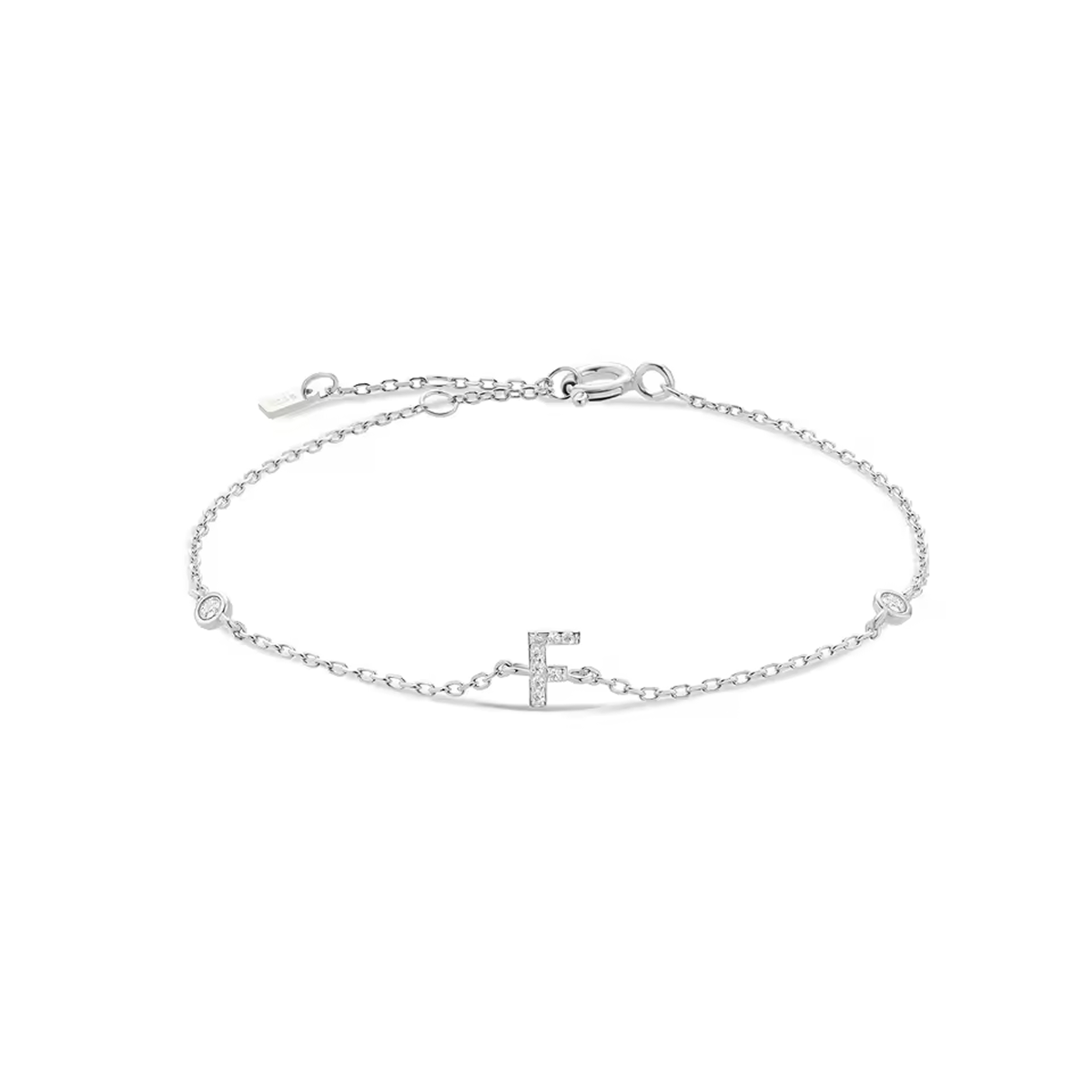 AX Station Initial Bracelet