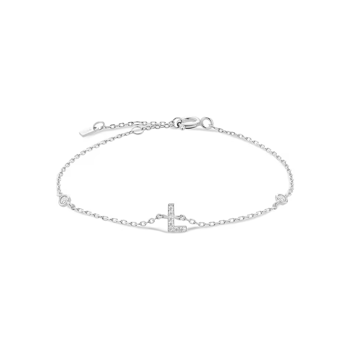 AX Station Initial Bracelet