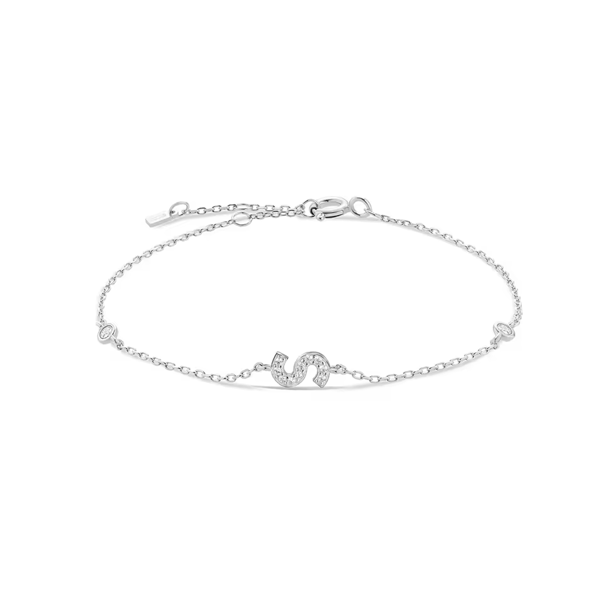 AX Station Initial Bracelet