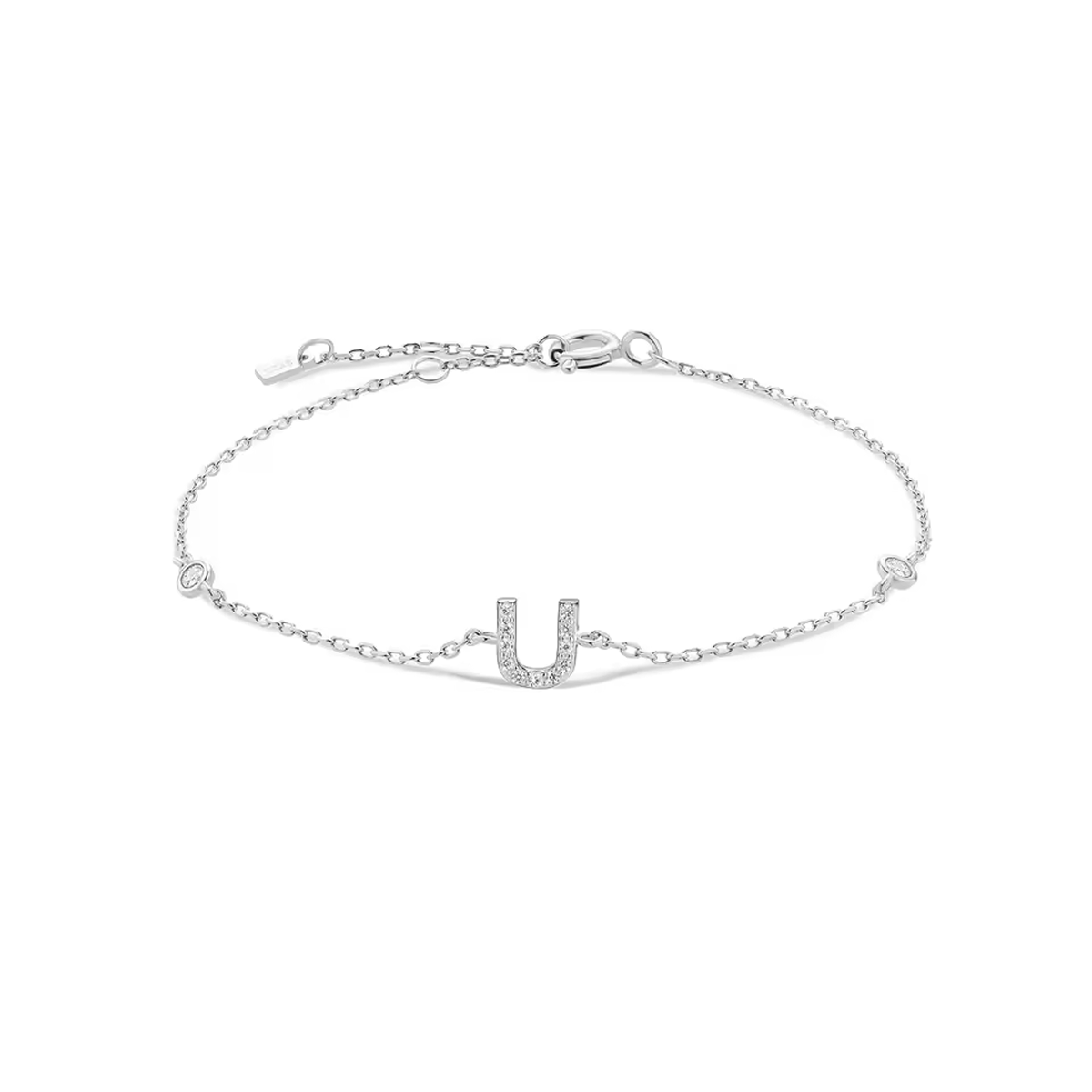 AX Station Initial Bracelet