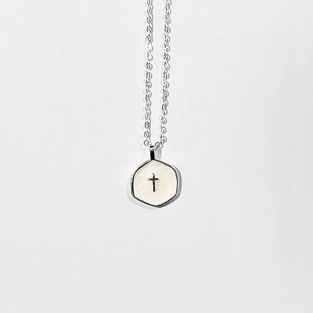 Living Water Cross Necklace