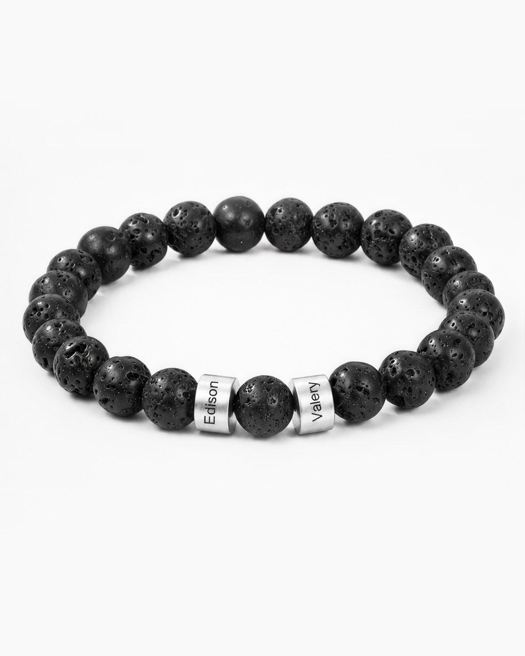 Personalized Lava Stone Bracelet