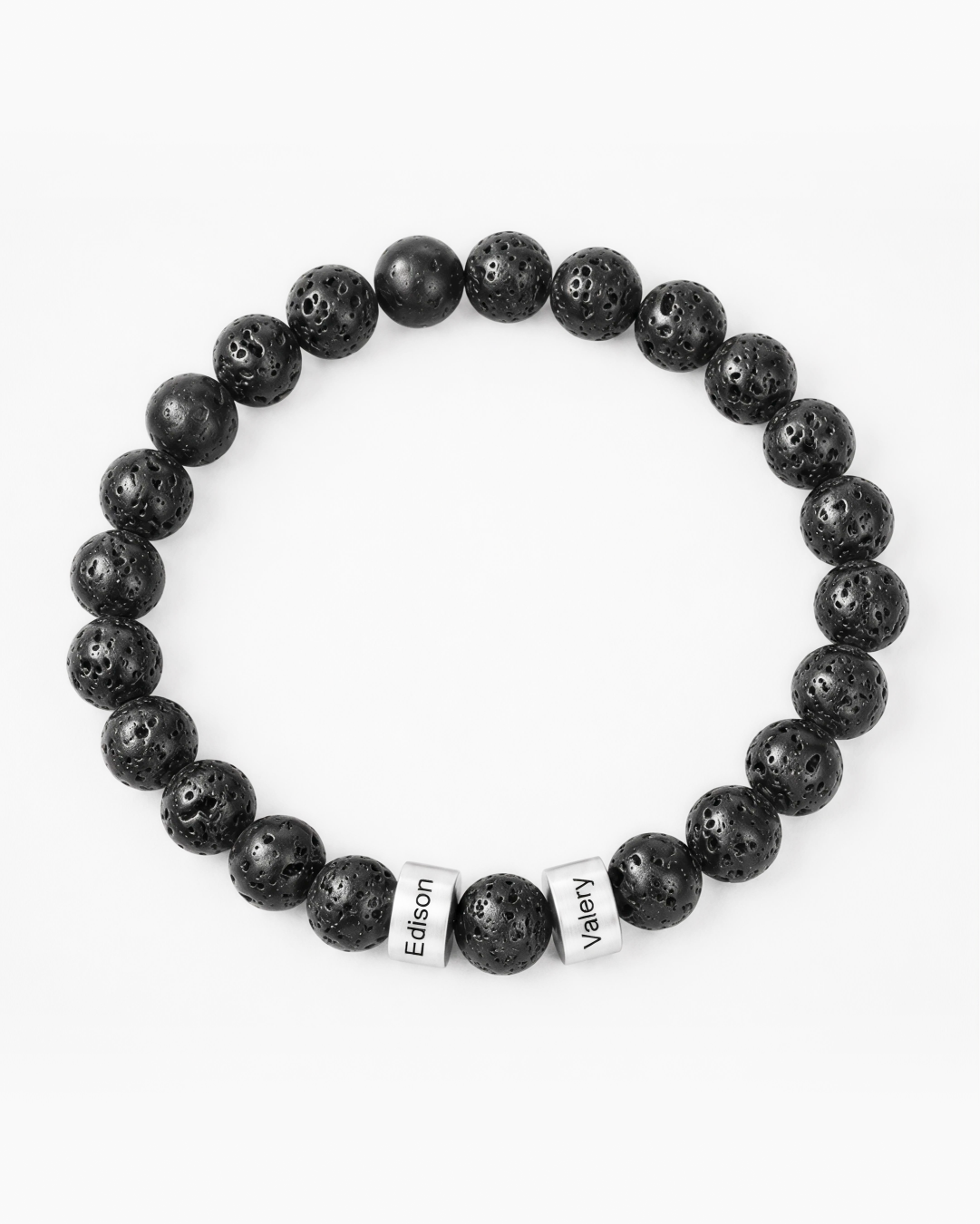 Personalized Lava Stone Bracelet