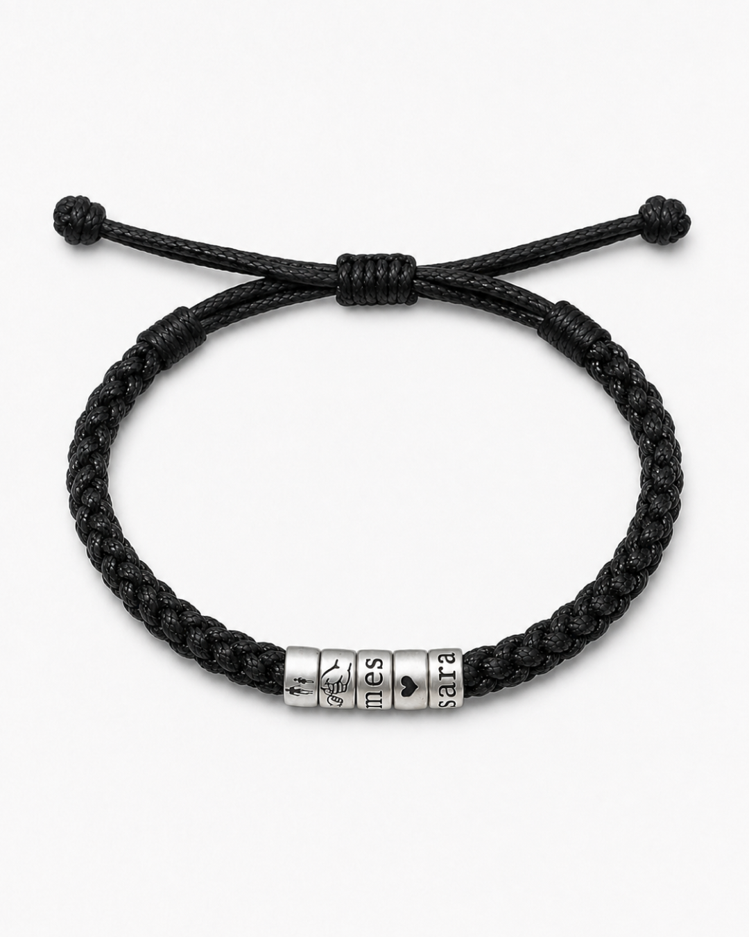 Personalized Woven Leather Bracelet